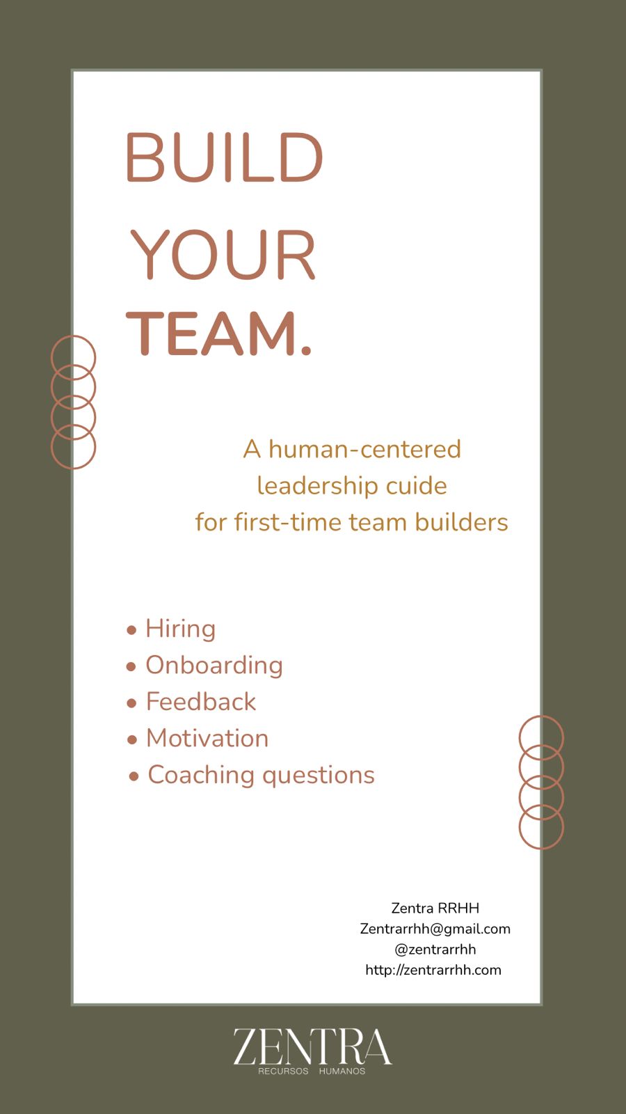 Build your team: A human leadership guide