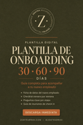 Plantilla de Onboarding: Plan 30 · 60 · 90 Días